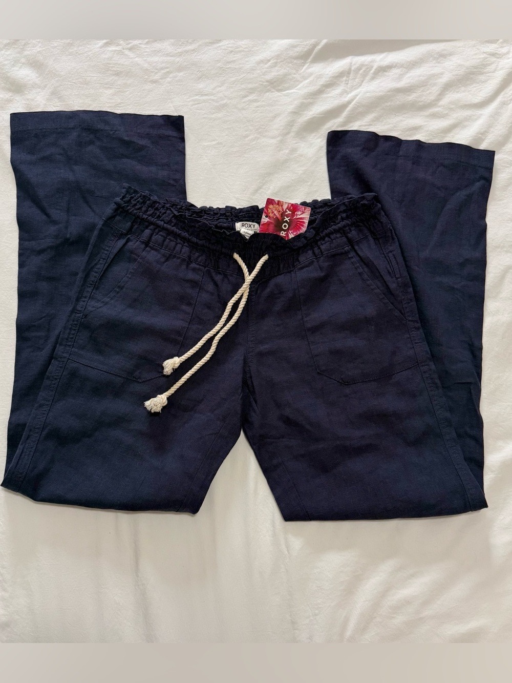NWT Roxy Women's Oceanside Pant in Navy - XS